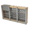 Sectional queen isolator for Wielkopolska frames, designed for combined biotechnological methods.